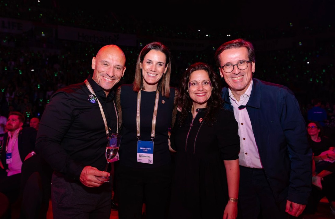 Nuno Almeida, Cristina Hernandez, Ana Silva e António Costa num evento